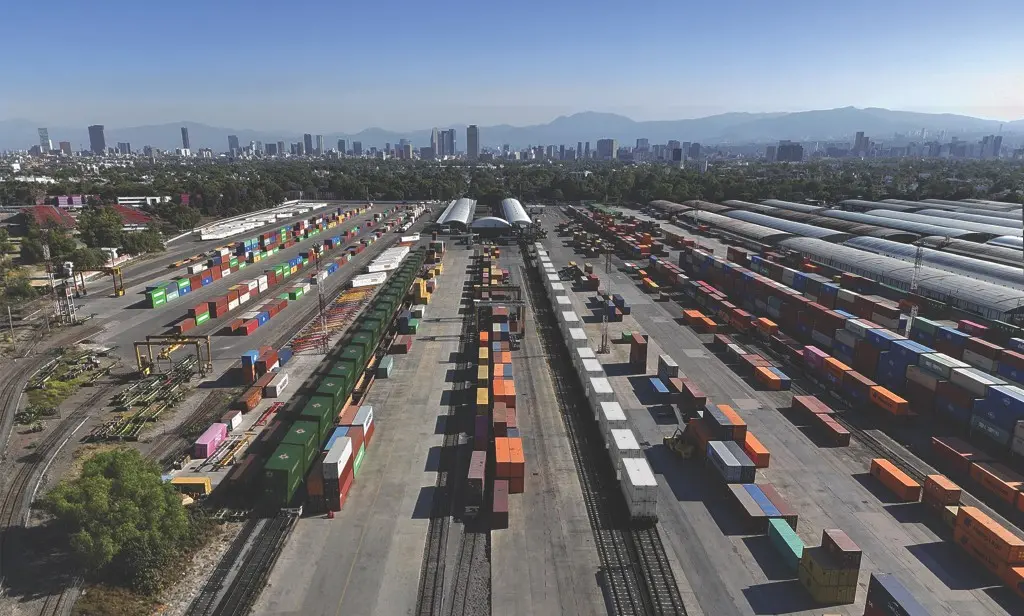 Rail terminal in Mexico City
