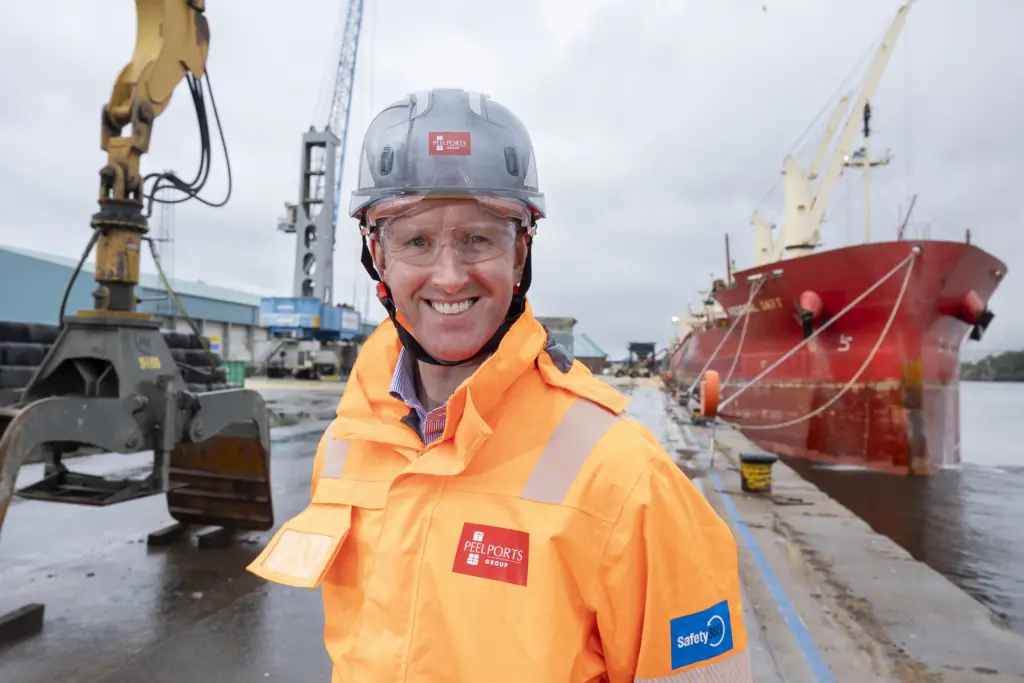 Jamie Strain, Scotland port director at Peel Ports