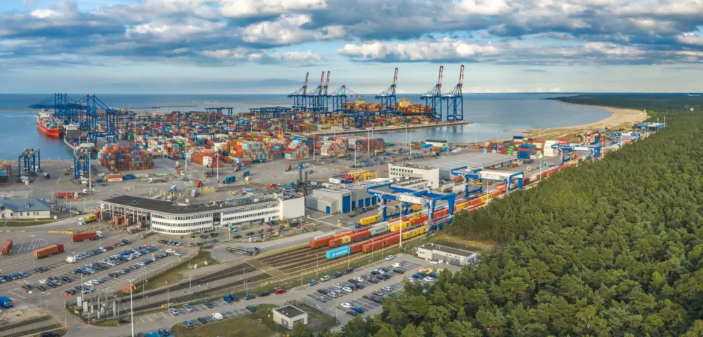 Baltic Hub from the air