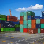 Containers dockside